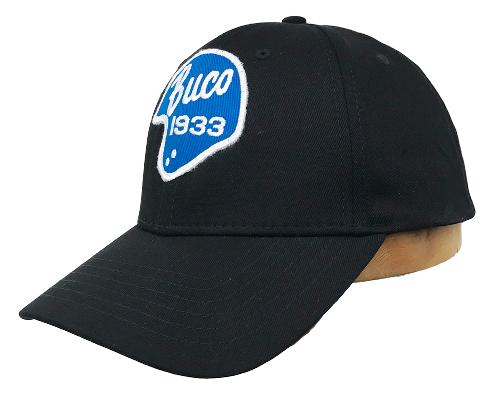 Casquette baseball helmet BUCO Bleu/Blanc côté