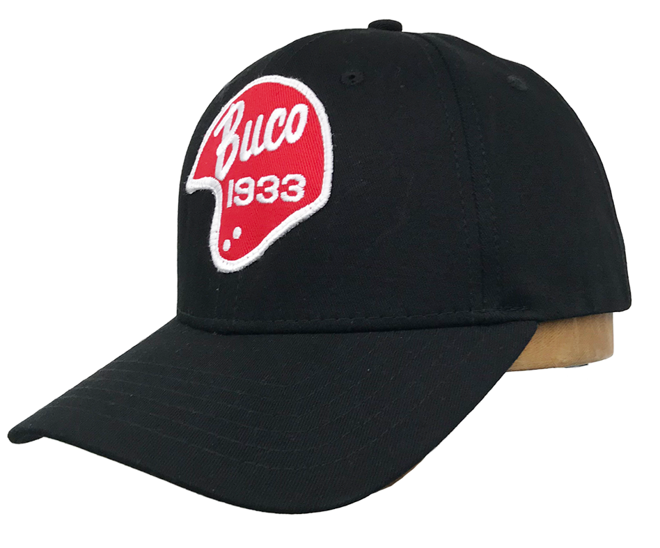Casquette baseball helmet BUCO Rouge/Blanc côté