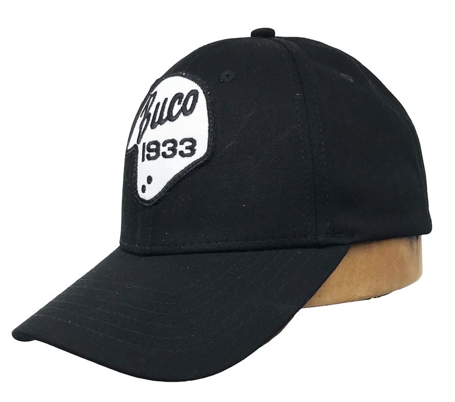 Casquette baseball helmet BUCO Blanc/Noir côté