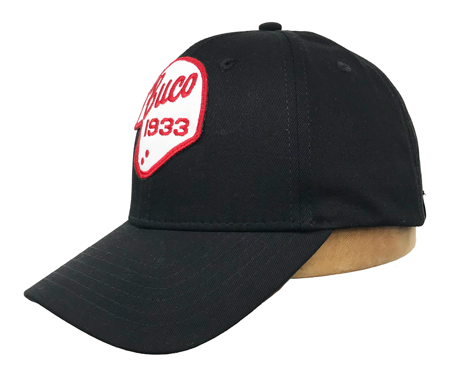 Casquette baseball helmet BUCO Blanc/Rouge côté