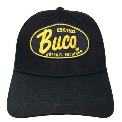 Casquette baseball logo BUCO Noir/Jaune