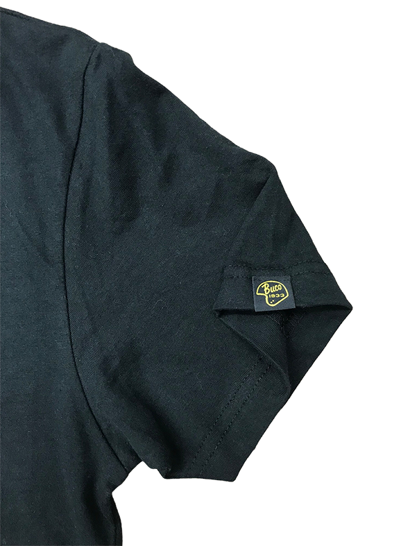 Tee shirt T105 black detail 2